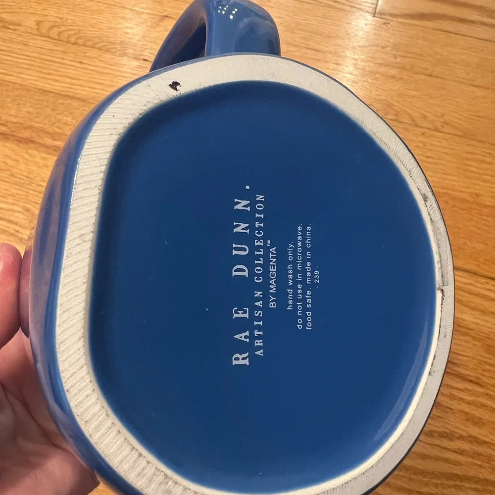 Rae Dunn dreidel Hanakah mug